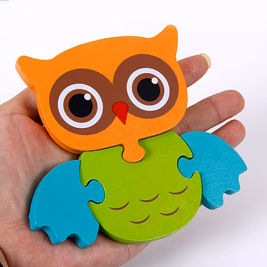 子供の知育玩具 3D 木製パズル ジグソーパズル おもちゃ